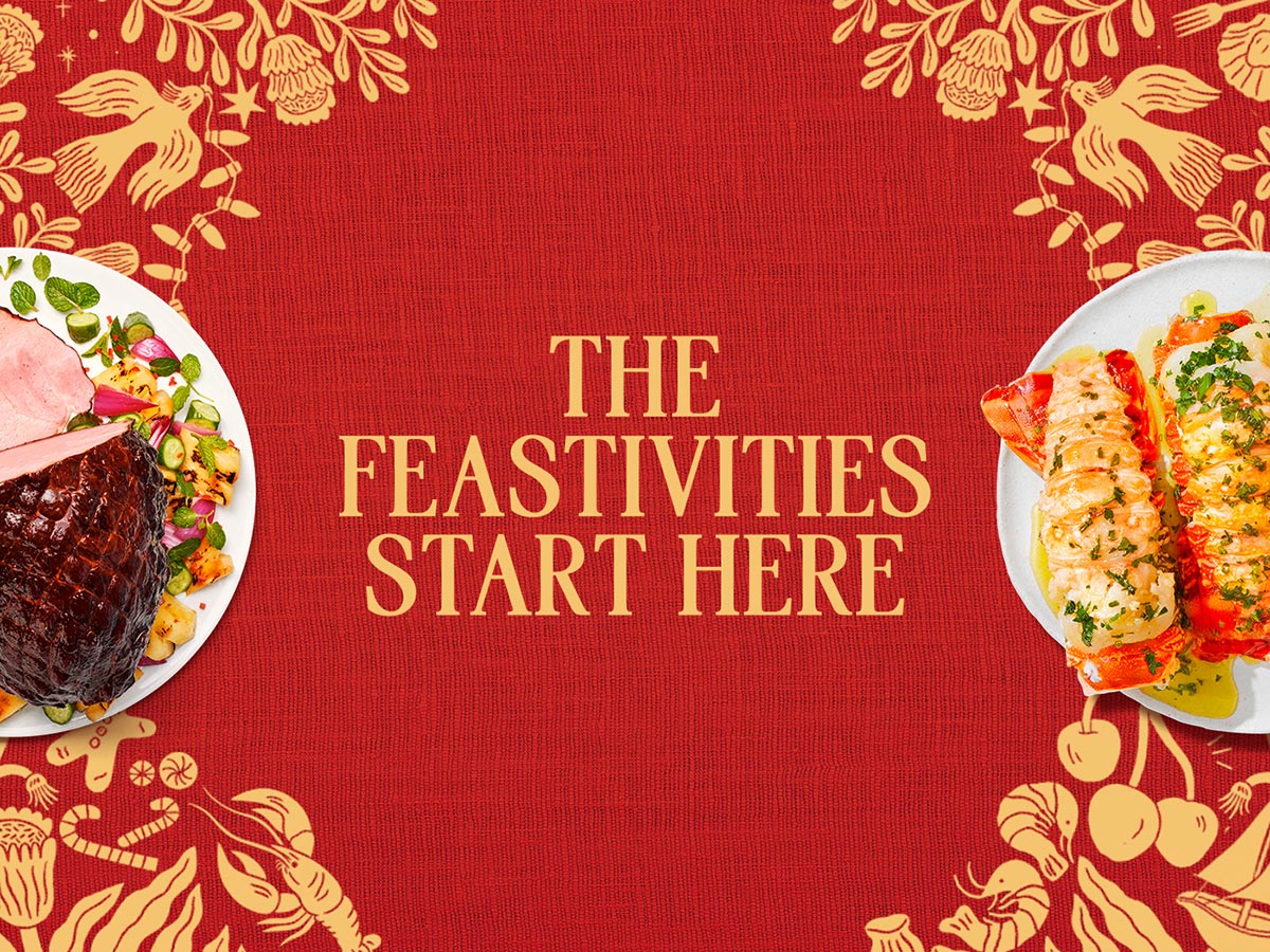 The feastivities start here promo tile